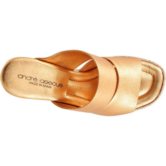 André Assous Pilar Platform Wedge Sandal from Genuine Leather - Picture 4 of 9